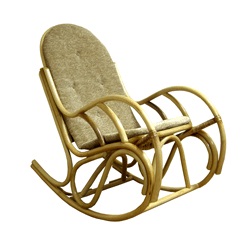 Кресло-качалка из ротанга Бриз